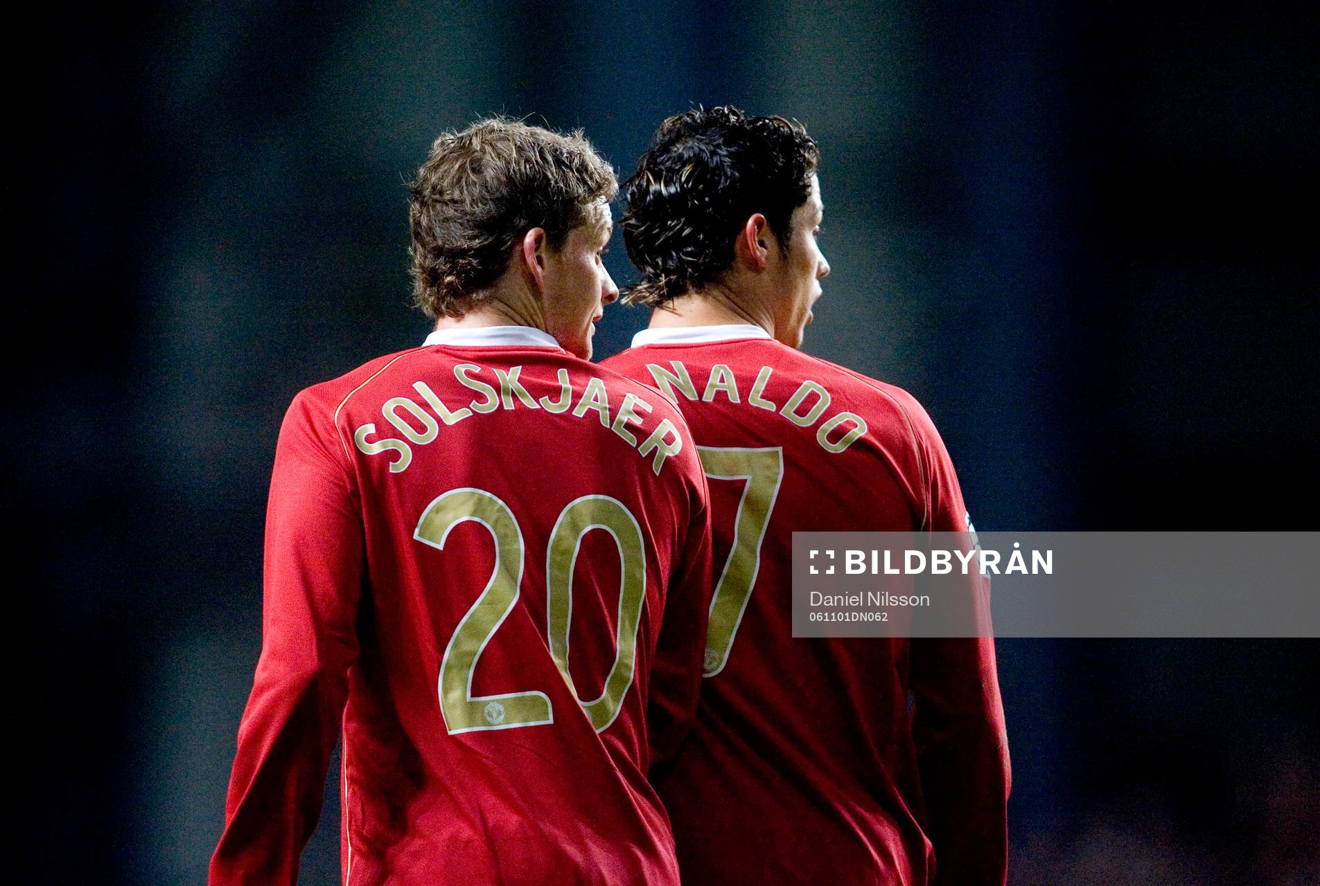 Ole Gunnar Solskjaer och Cristiano Ronaldo, Manchester