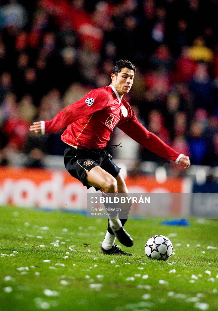 Fotboll, Champions League, Cristiano Ronaldo, Manchester