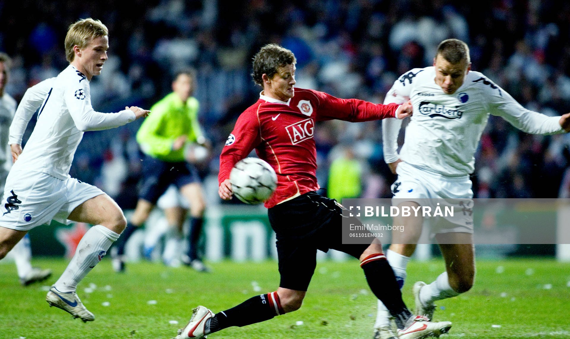 Fotboll, Champion Leauge. FC Köpenhamn -  Manchester