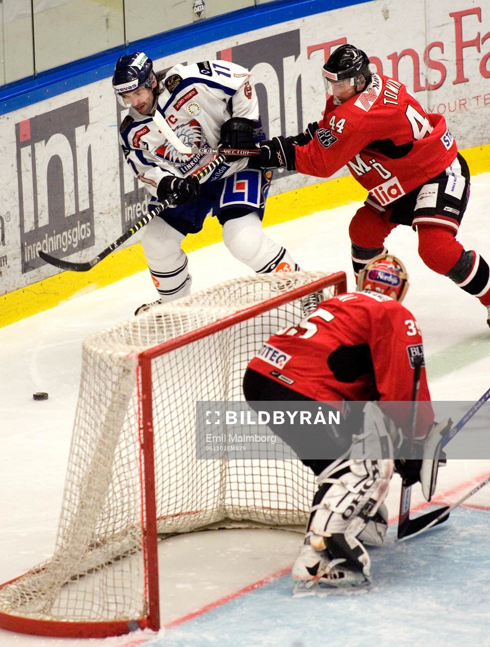 Ivan Majesky, Linköping och Robert Tomik, Malmö i duell