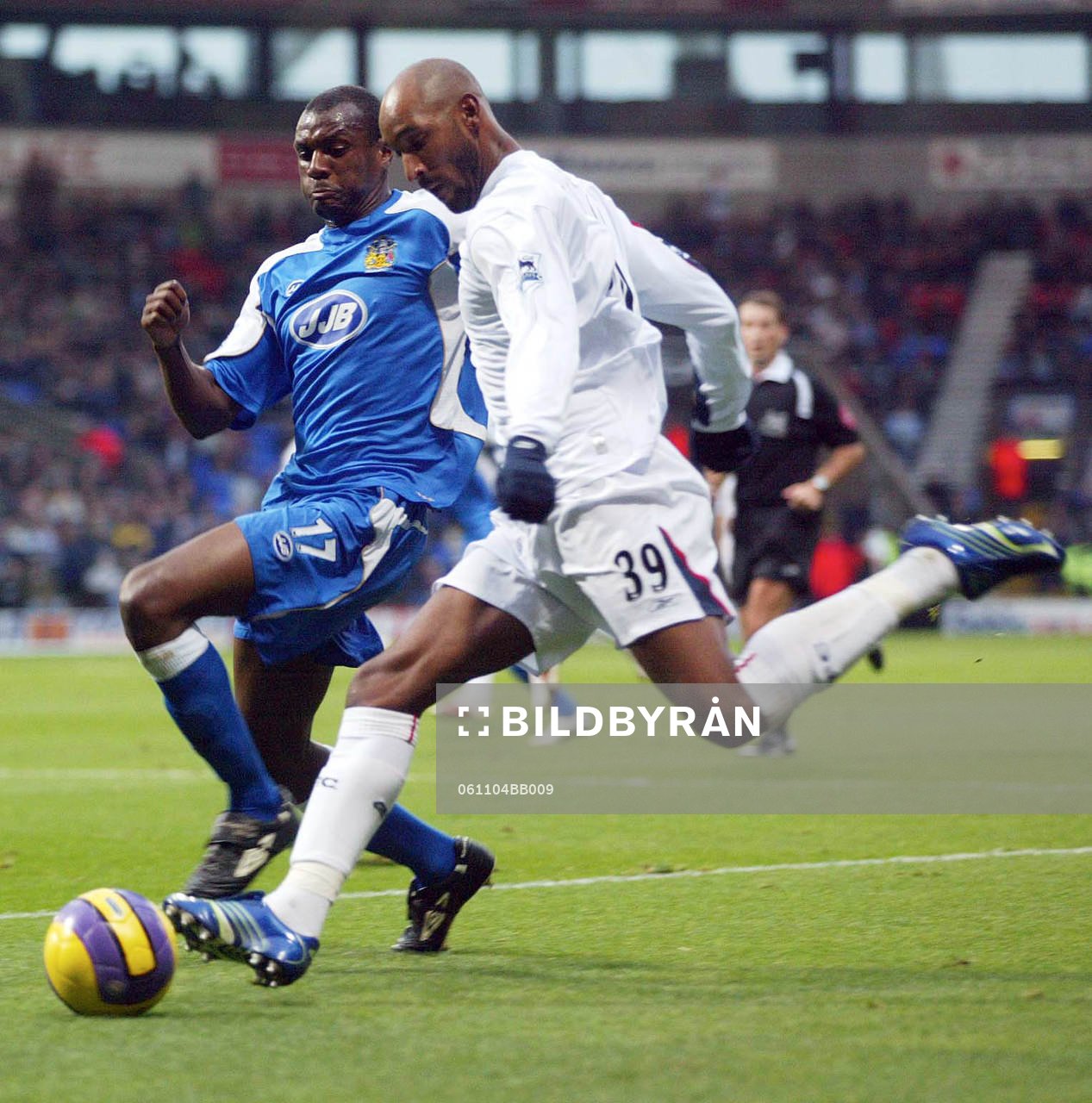 Fotboll, engelsk, Premier League,  Bolton Wanderers - Wigan
