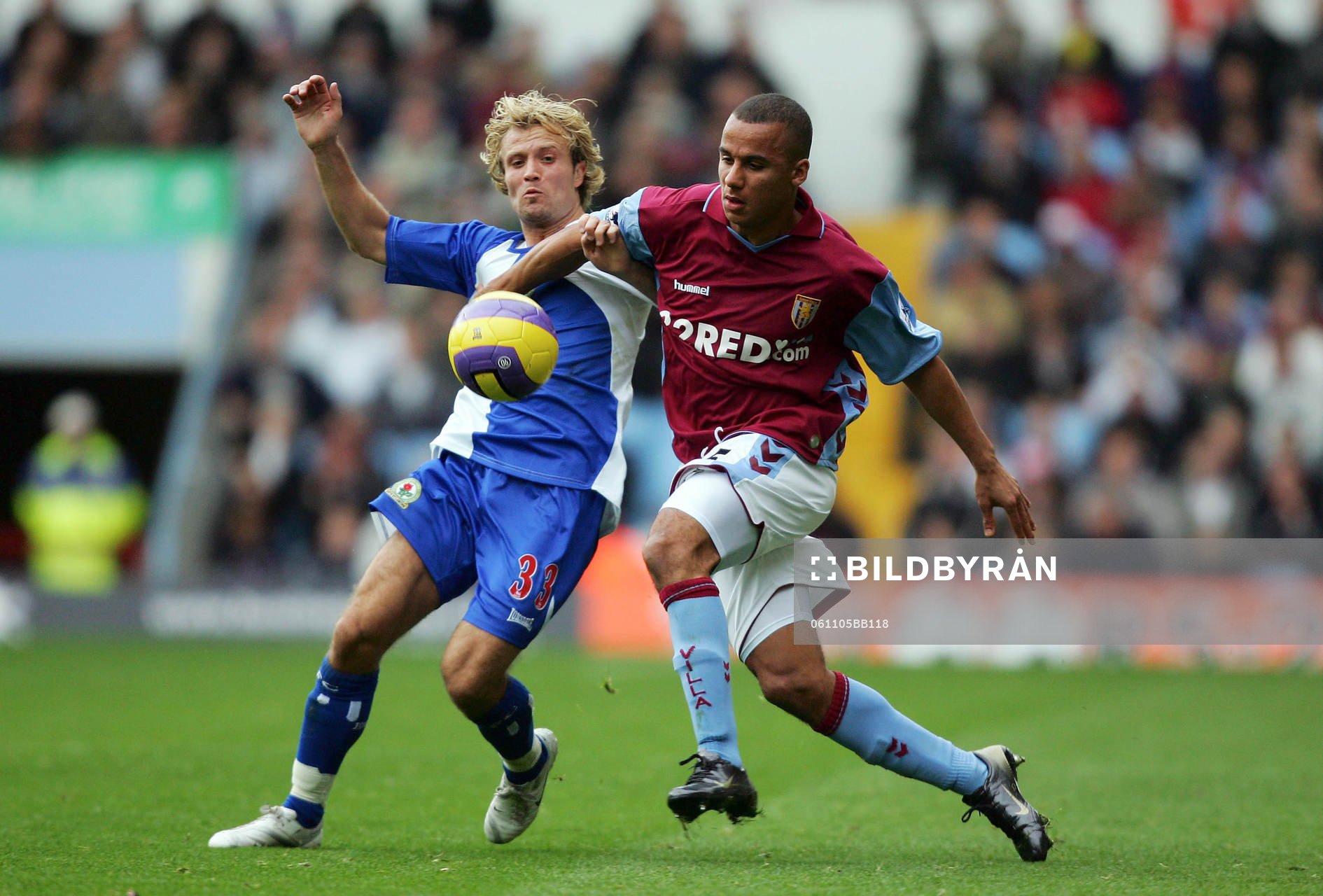 Fotboll, engelsk, Premier League, Aston Villa - Blackburn