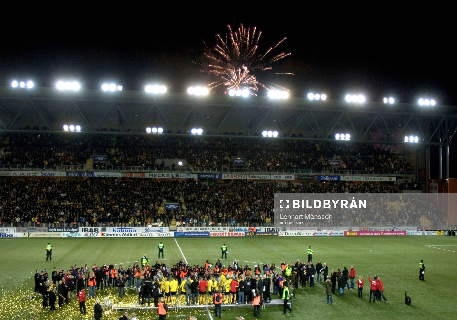 Elfsborg, Svenska Mästare, SM-guld, guld, fyrverkeri