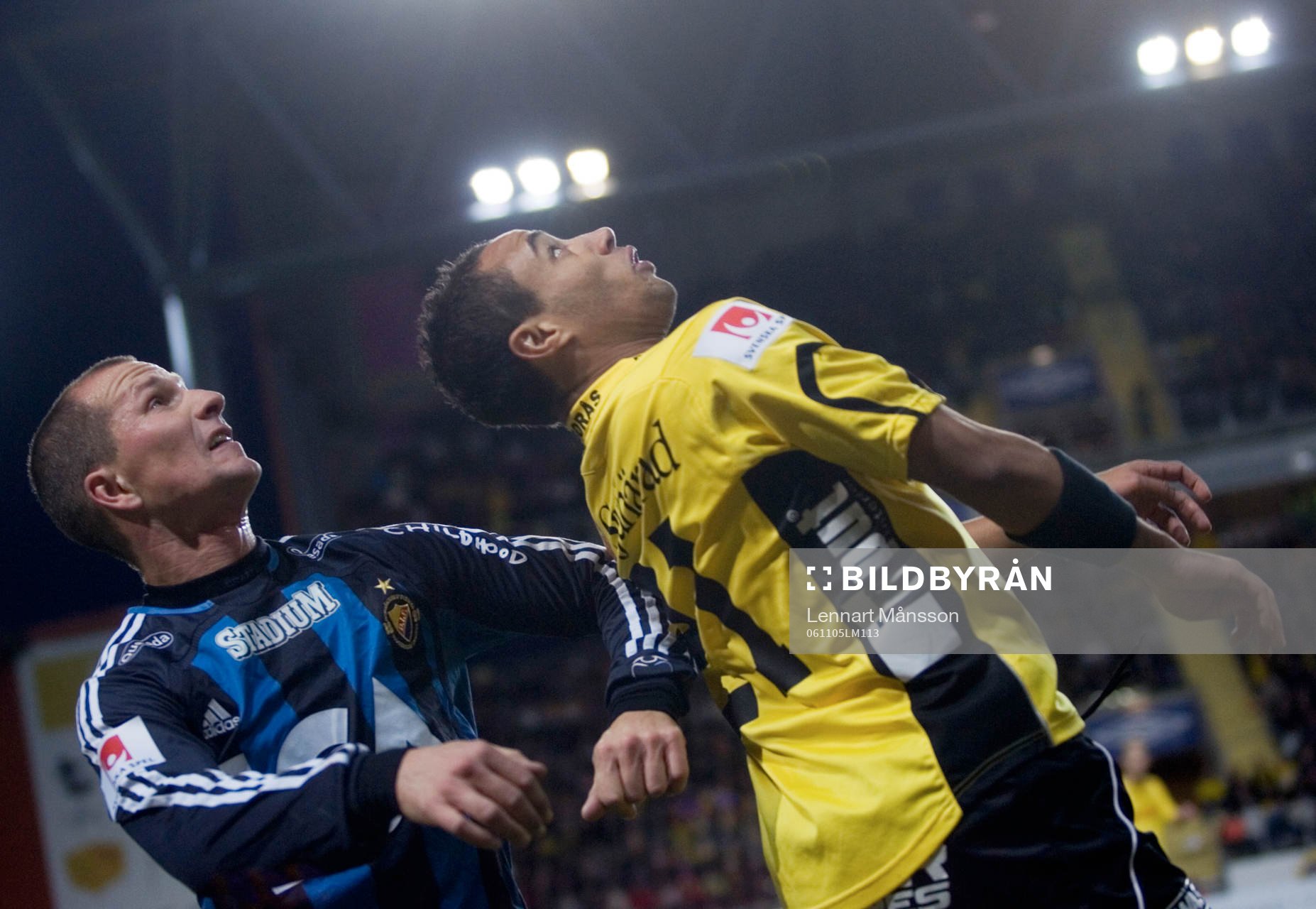  Niclas Rasck, Djurgården och Leandre Griffit, Elfsborg