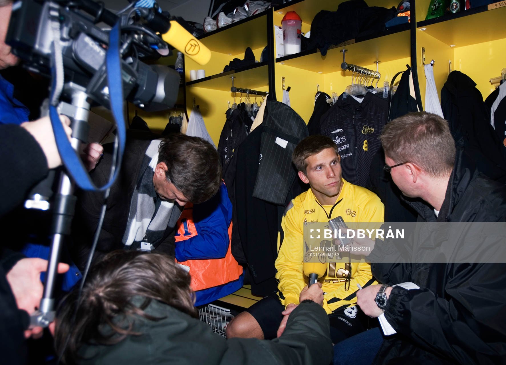 Anders Svensson, Elfsborg, intervju, reporter
