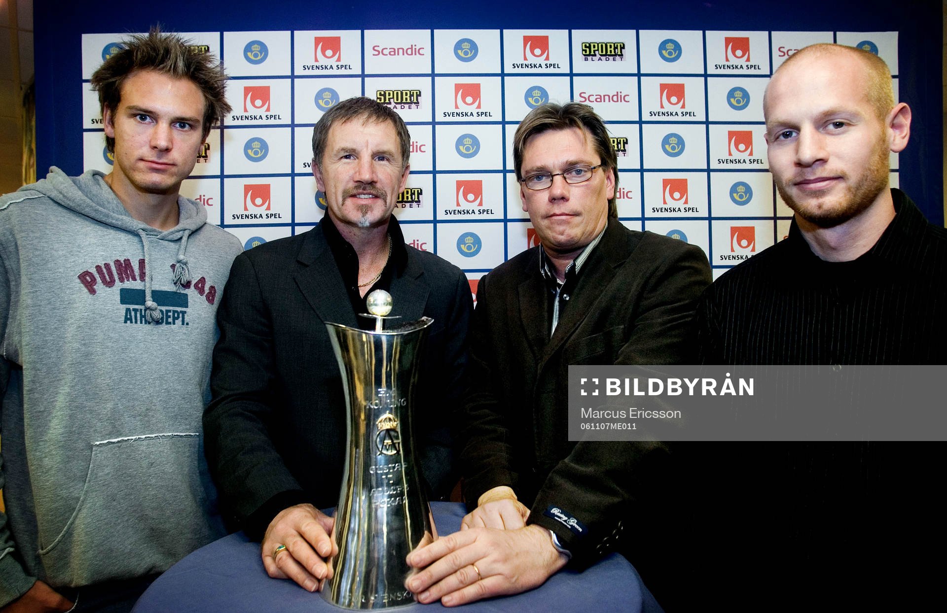 Andreas Granqvist och Stuart Baxter, Tränare Helsingborg.