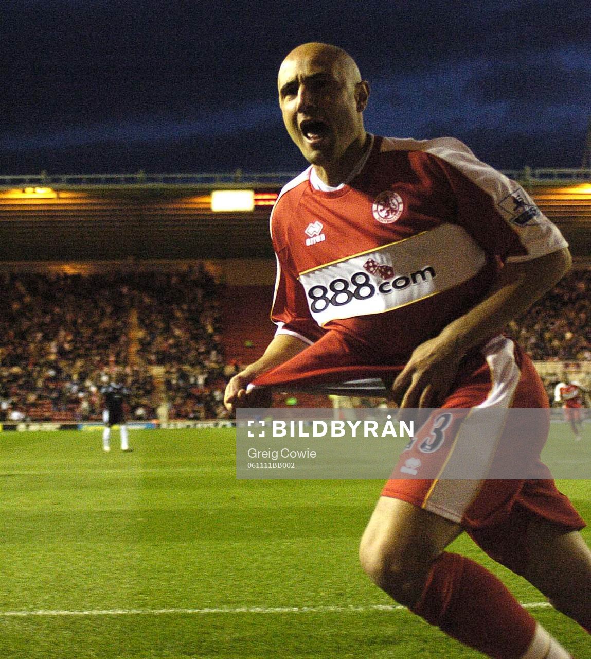 Fotboll, Premier League (Engelsk Liga), Middlesbrough v