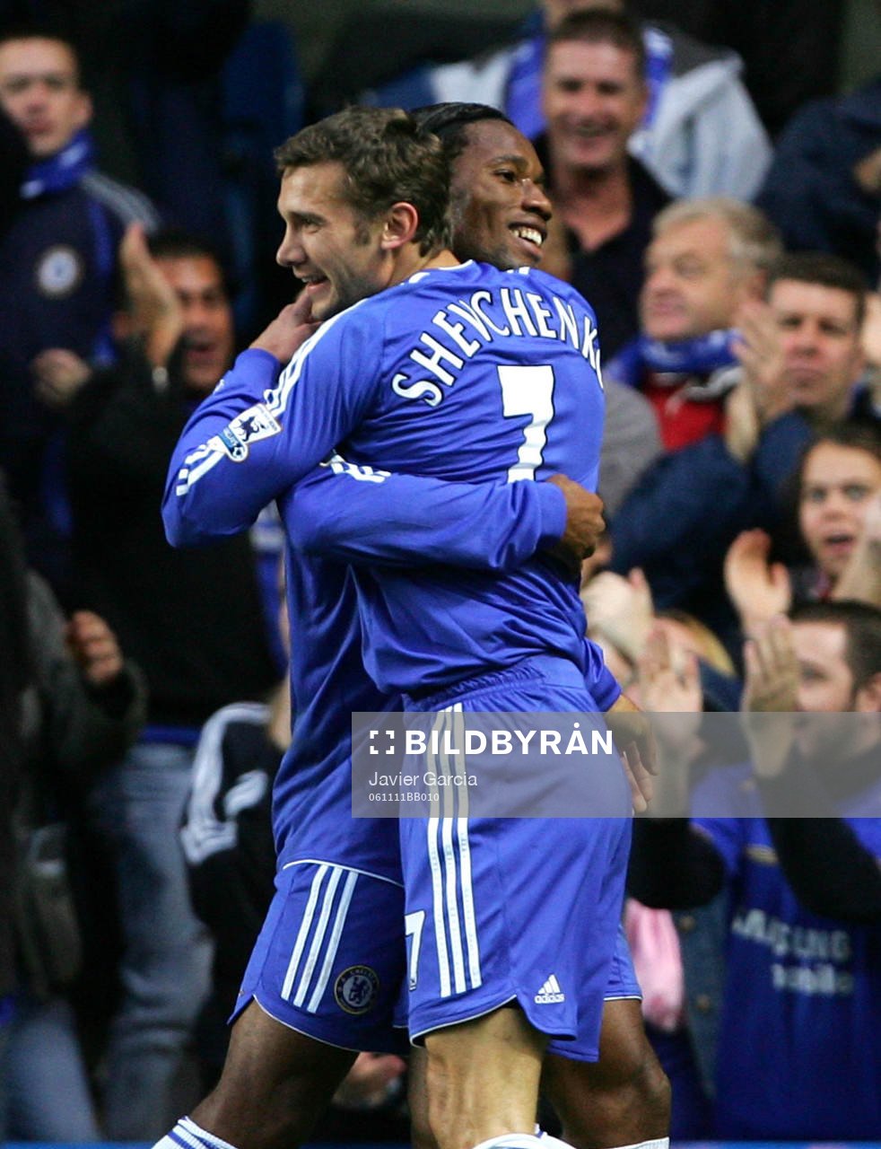 Andriy Shevchenko och Didier Drogba, Chelsea