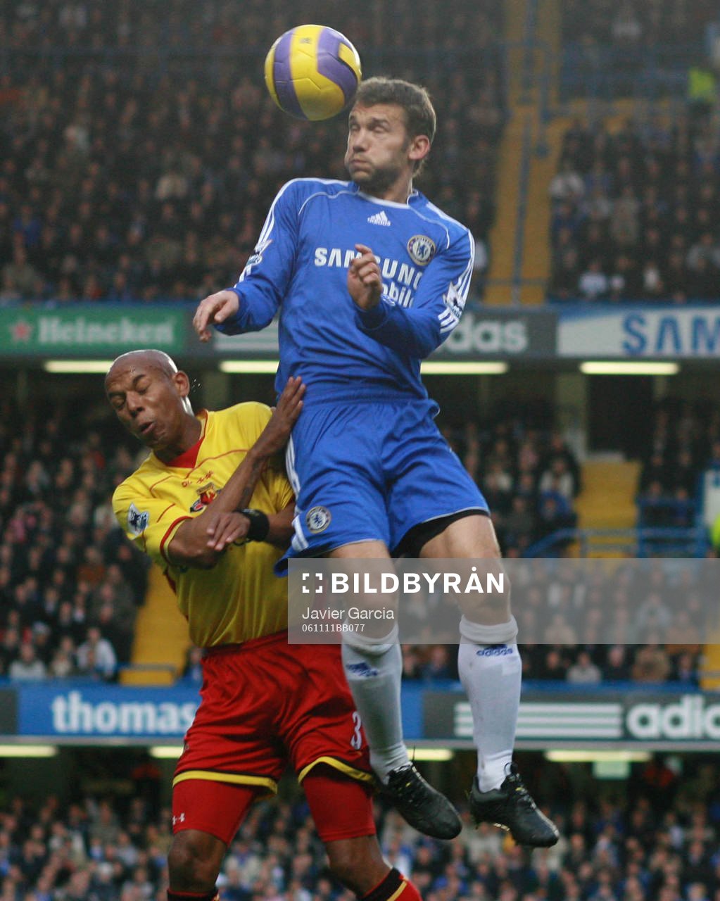 Andriy Shevchenko, Chelsea och Jordan Stewart, Watford
