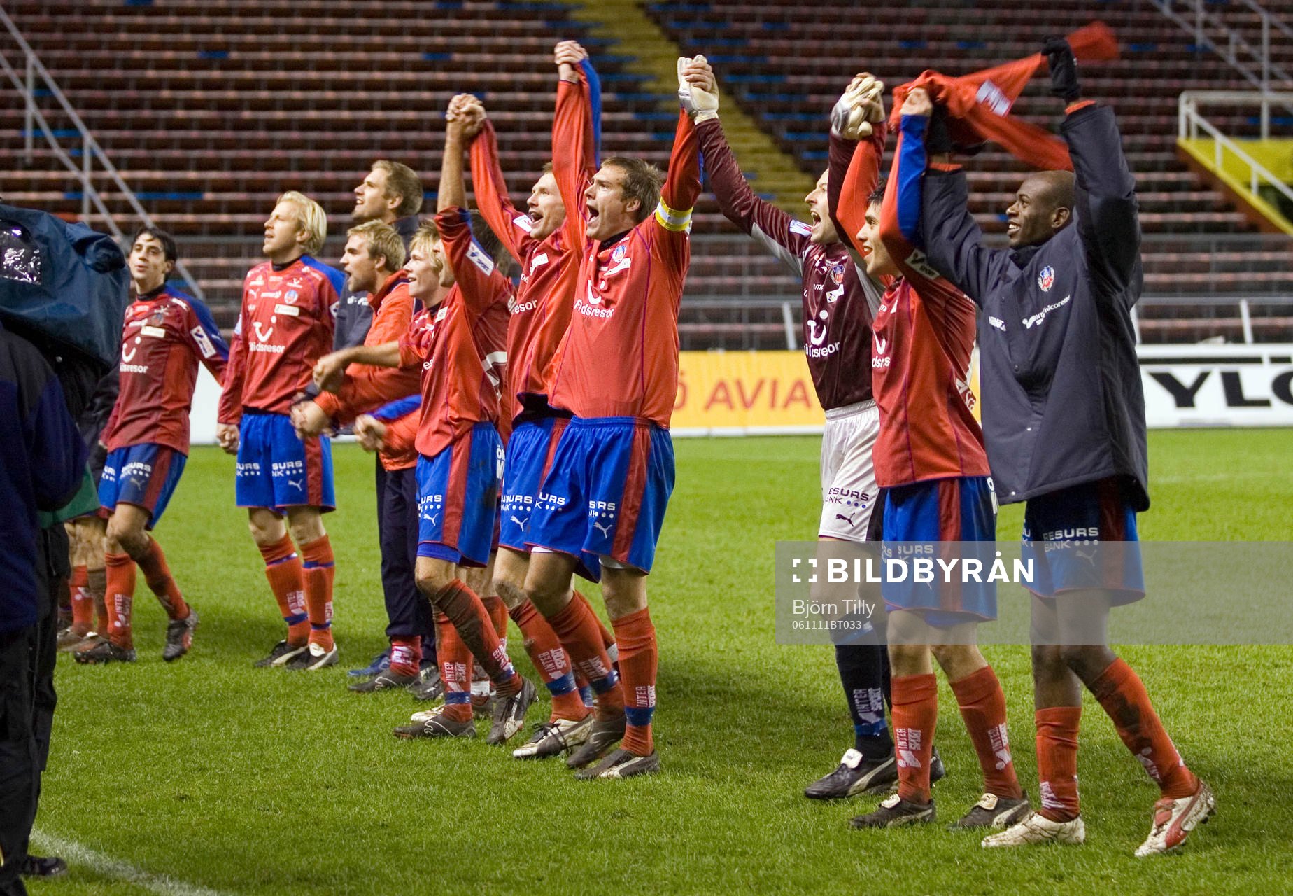 Helsingborg vann Svenska Cupen. Jubel