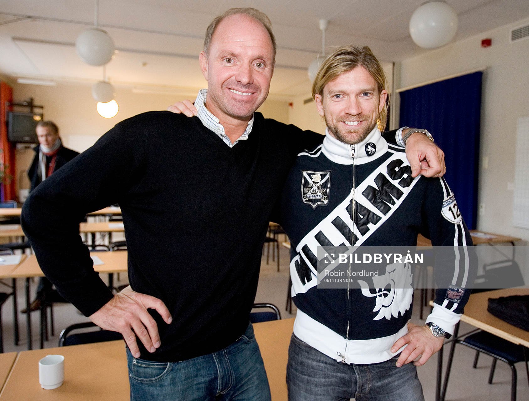Thomas Ravelli och Jesper Blomqvist