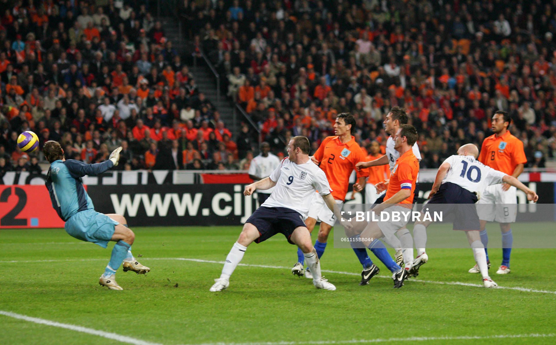 Wayne Rooney, England gör mål