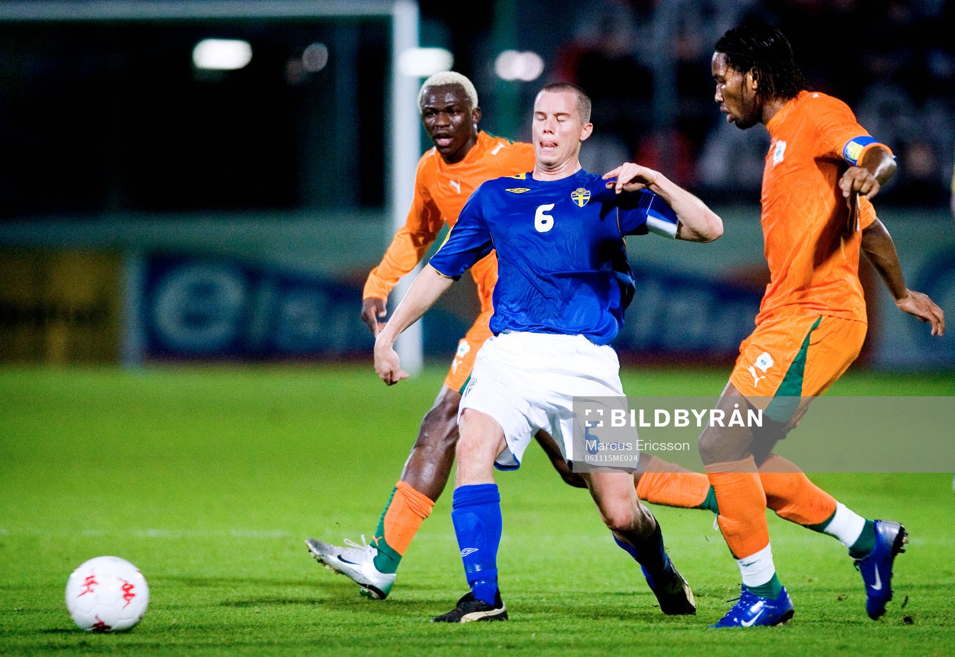 Daniel Andersson, Sverige, Didier Drogba, Elfenbenskusten
