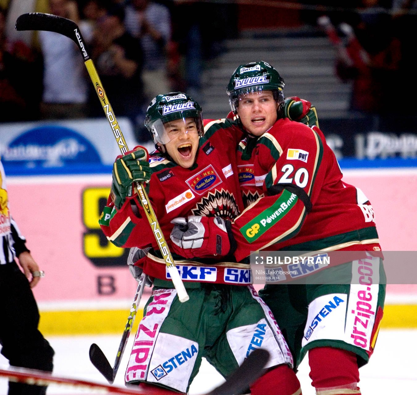Steven Kariya, Sean Bergenheim, Jubel