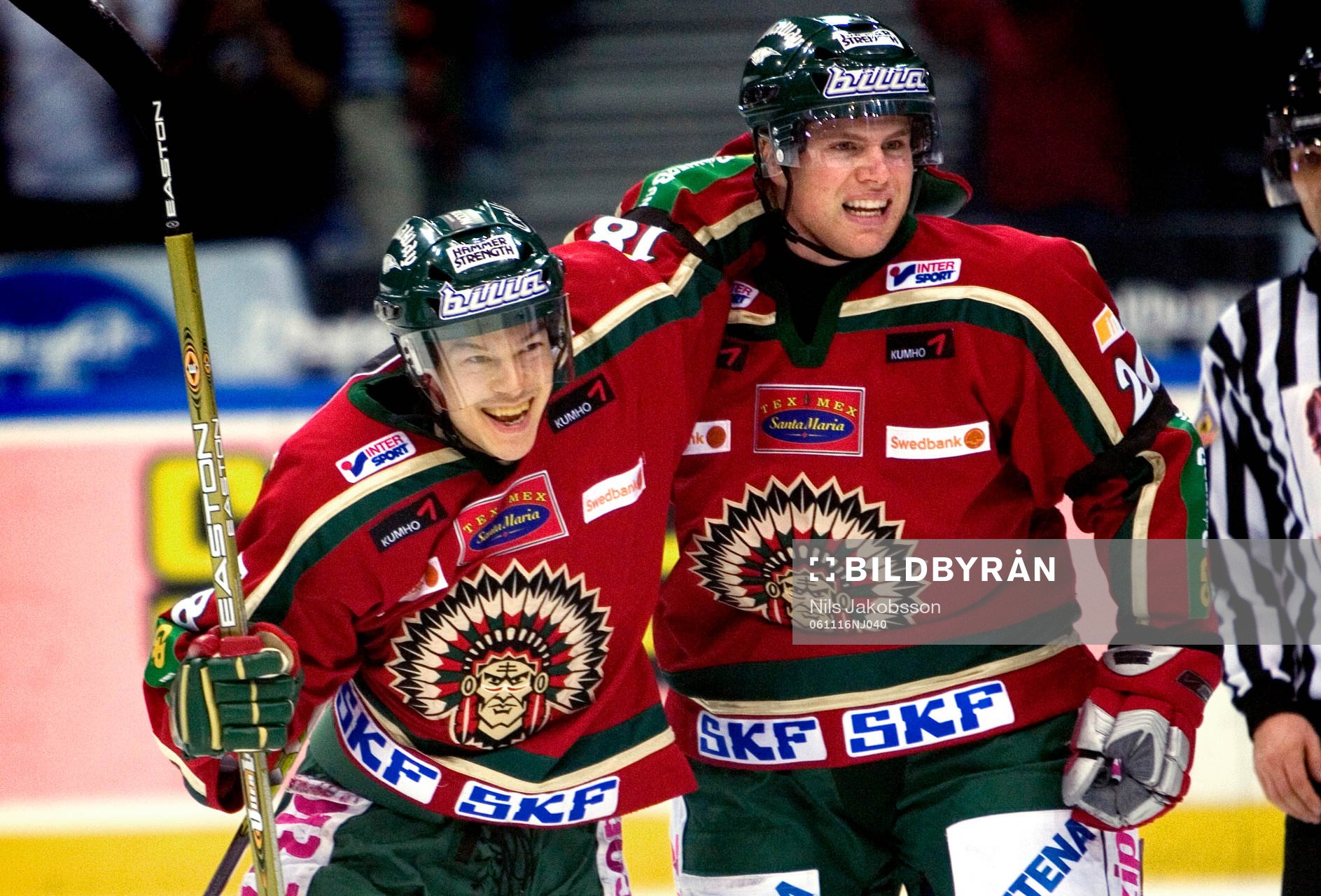 Steven Kariya, Sean Bergenheim, Jubel