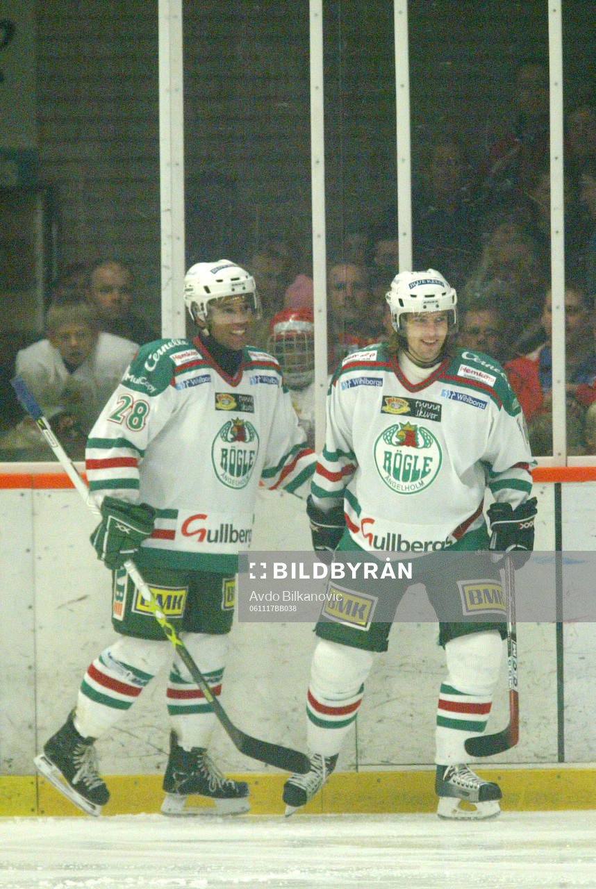 Fredrik Vestberg, Samuel Beckstrand, Rögle, jubel