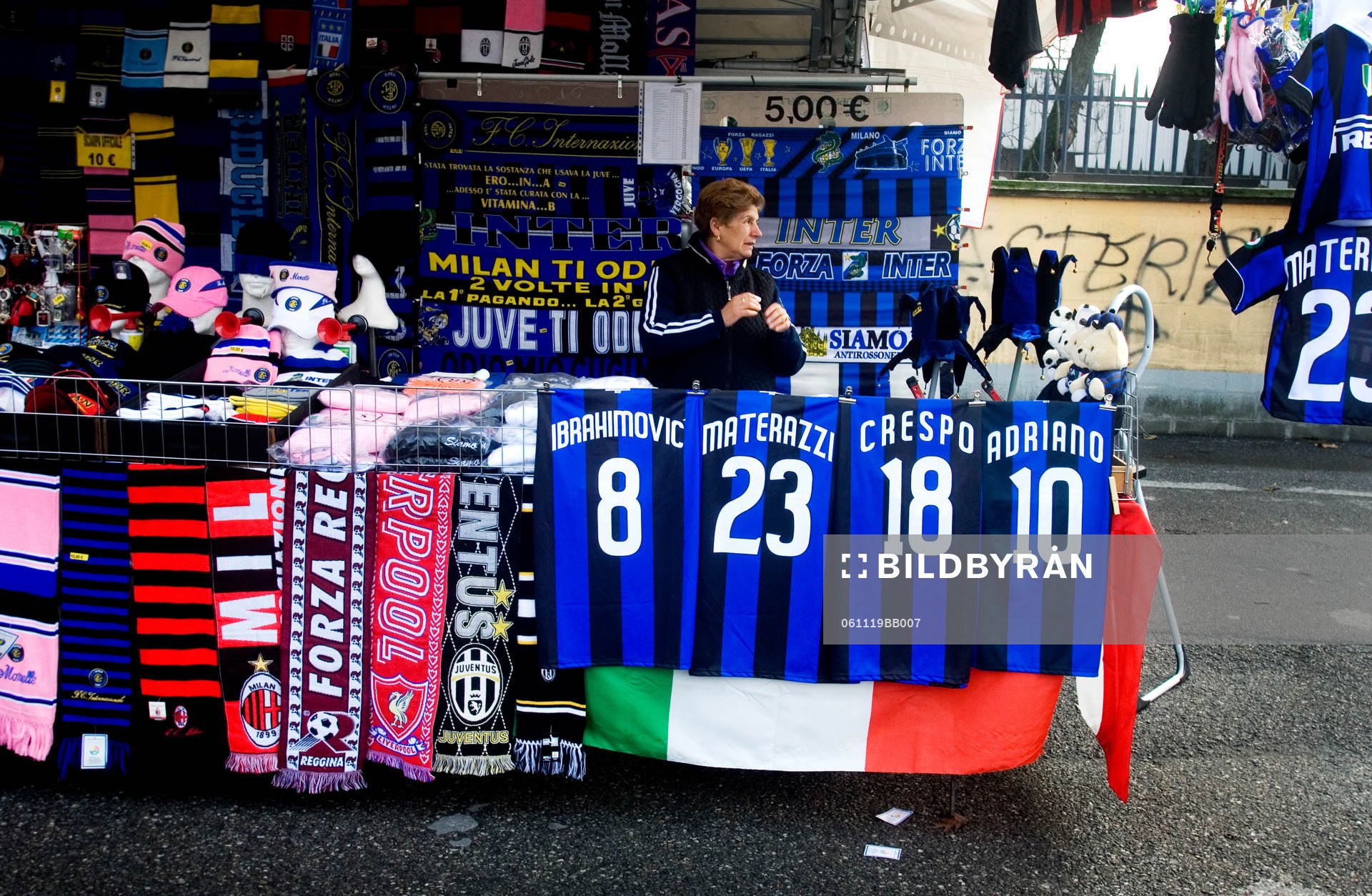 Fotboll, Italiensk Liga, Serie A, Souvenir, tröja, Inter,