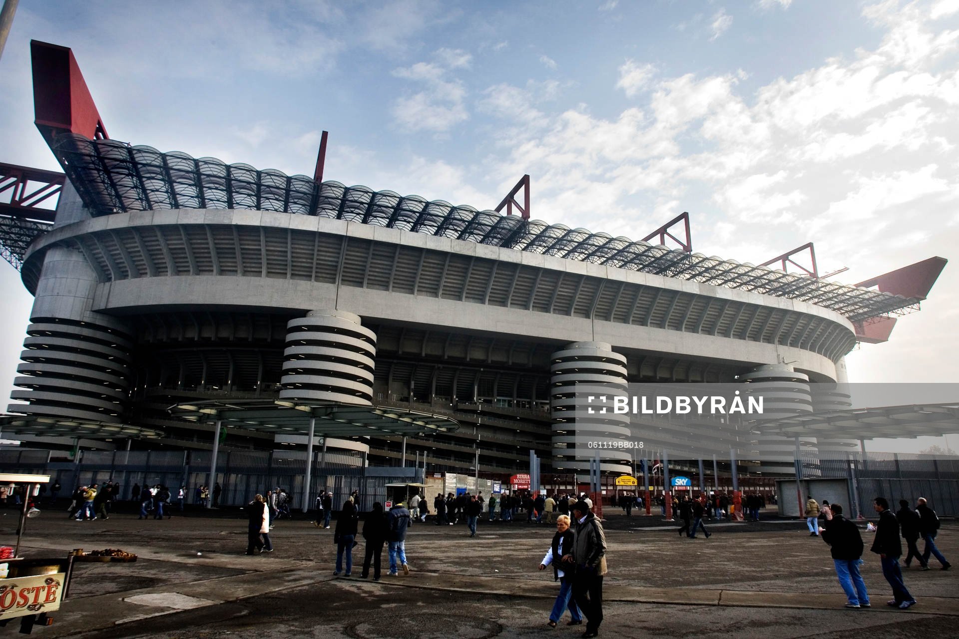 Fotboll, Italiensk Liga, Serie A,stadio, arena, exteriör