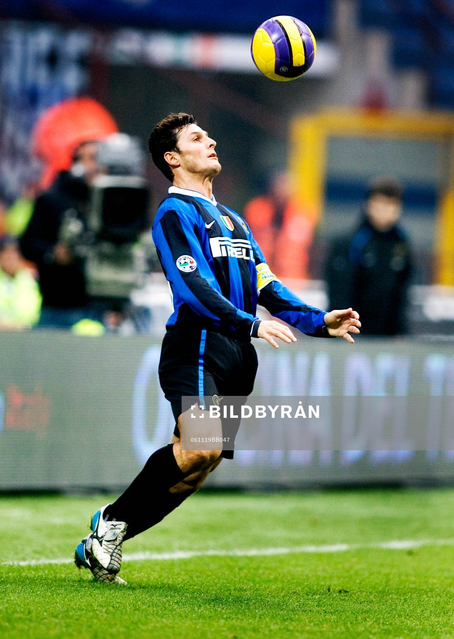 Fotboll, Italiensk Liga, Serie A,  Javier Zanetti, Inter