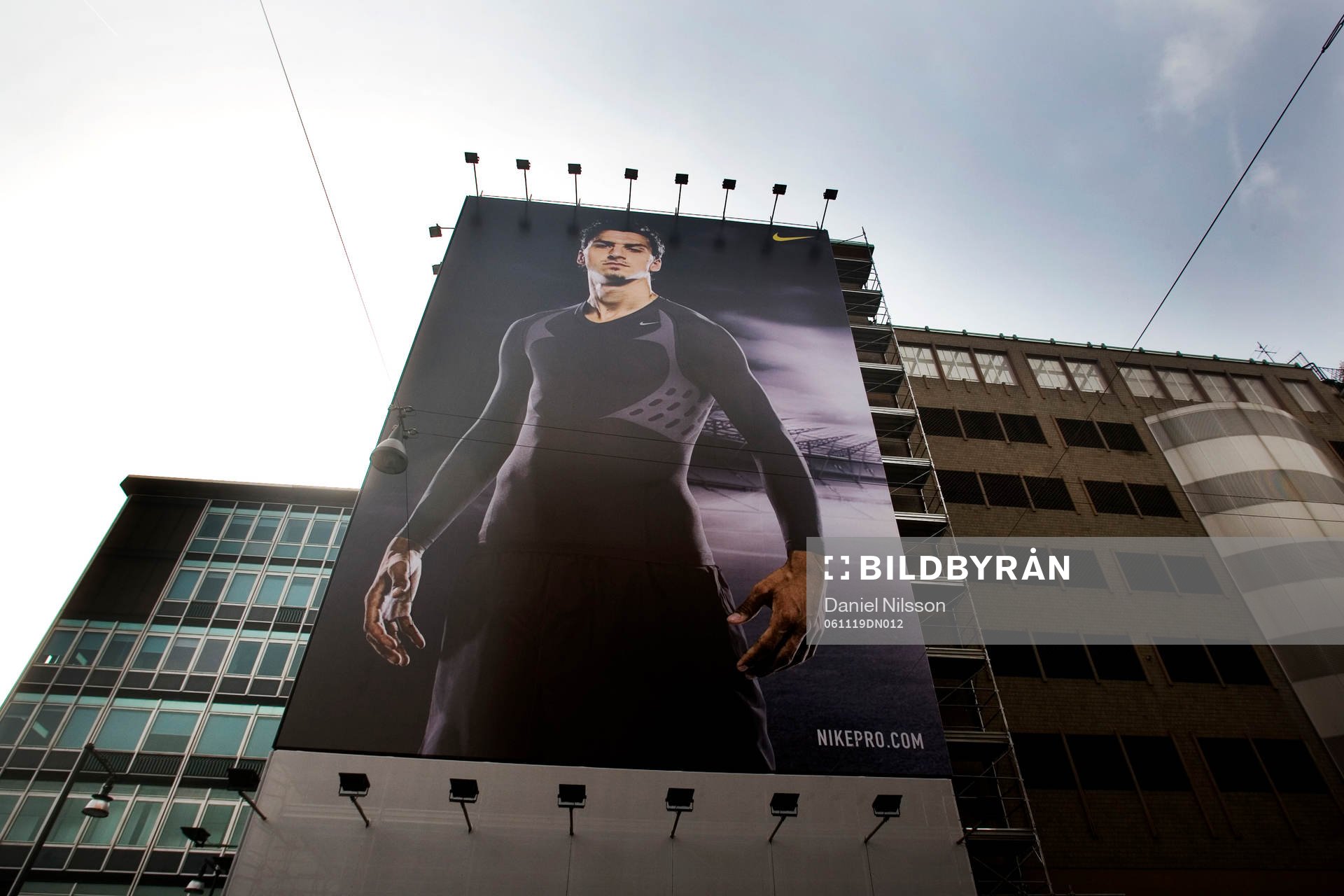 Fotboll, Zlatan Ibrahimovic, Inter, på stora reklam