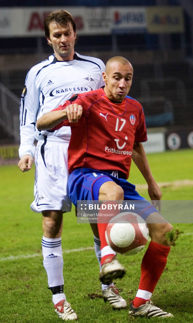 Henrik Larsson, Helsingborg och Christer Basma, Rosenborg