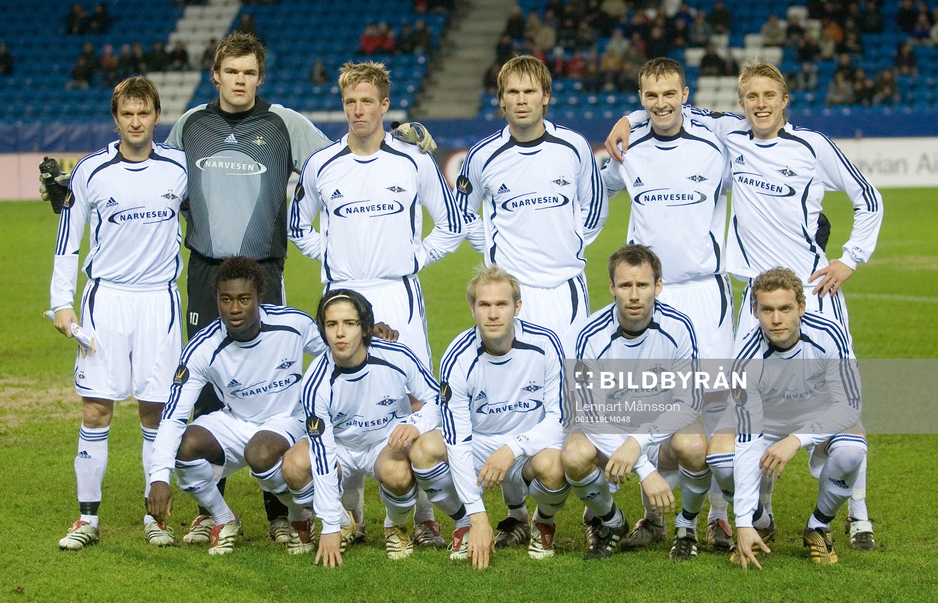 Rosenborg. Lagbild, startelva