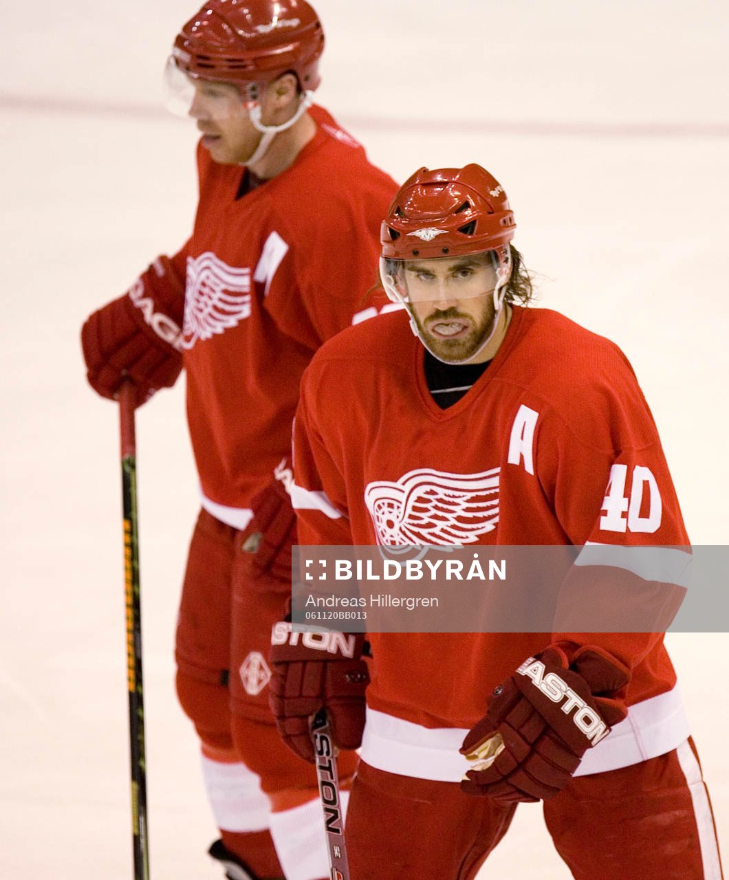 Henrik Zetterberg och hans beskyddare, Kris Drapper