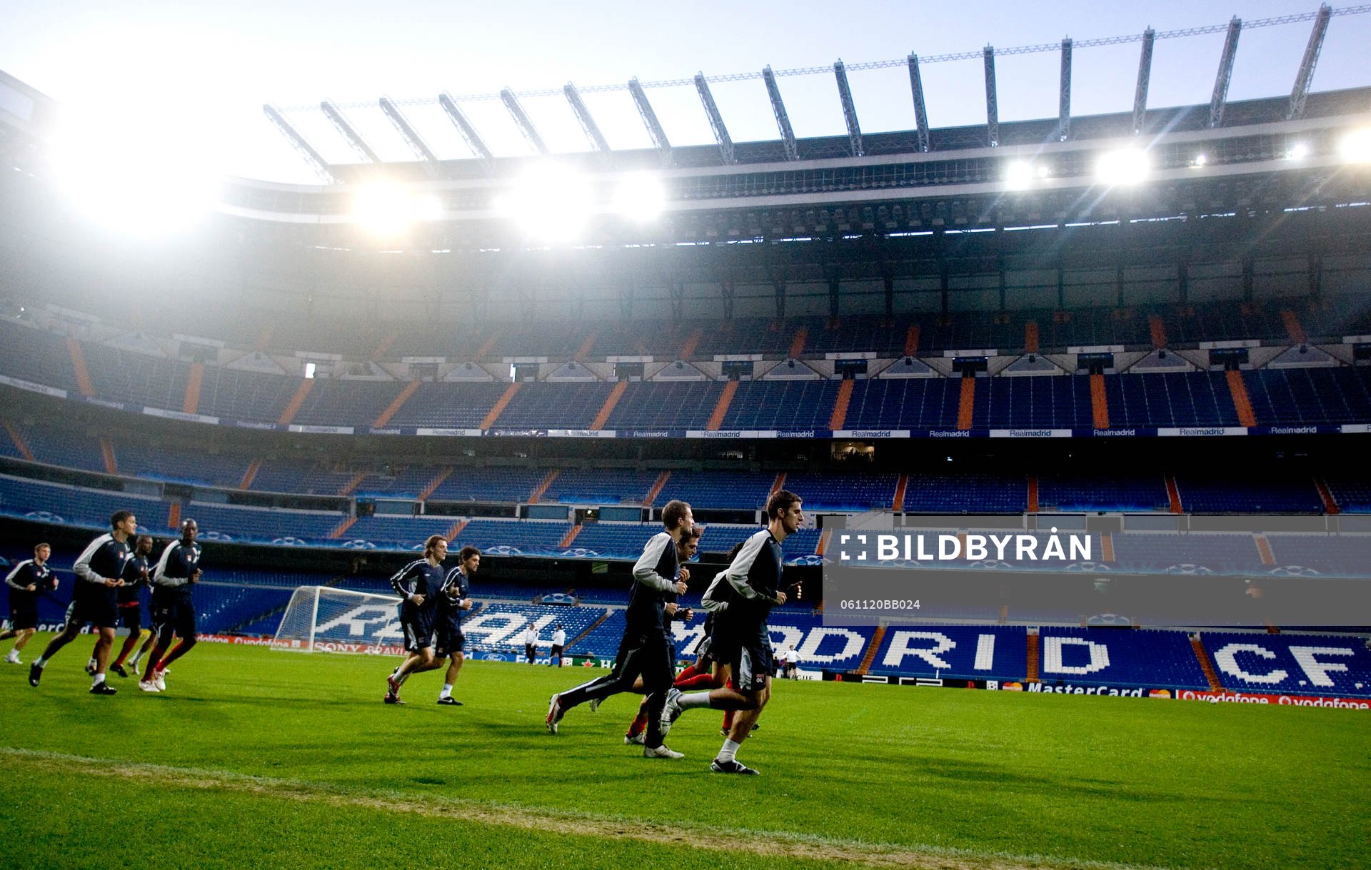 på Santiago Bernabeu Stadion