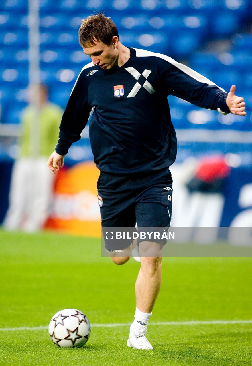 Fotboll, Kim Källström, Lyon, träning