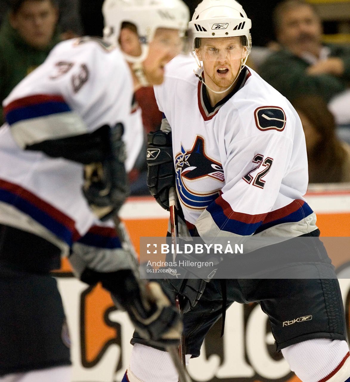 Ishockey, NHL, Detroit Red Wings - Vancouver Canucks.
