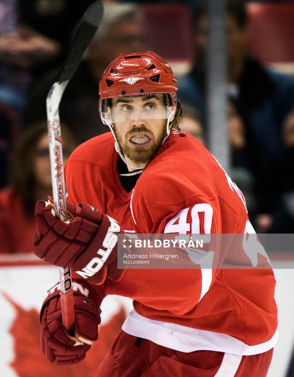 Ishockey, NHL, Detroit Red Wings - Vancouver Canucks.