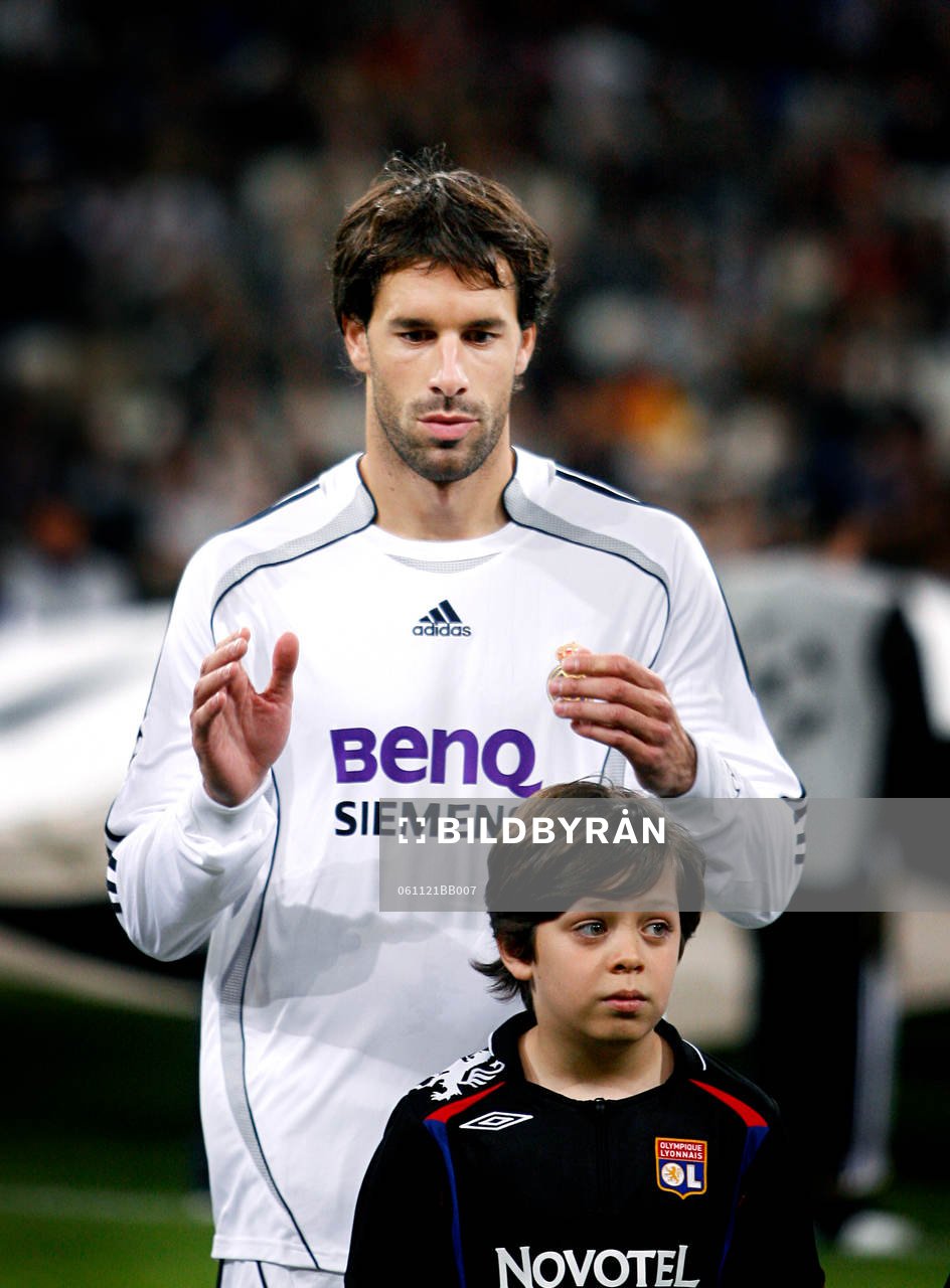 Fotboll, Champions League, Ruud Van Nistelrooy, Real Madrid 