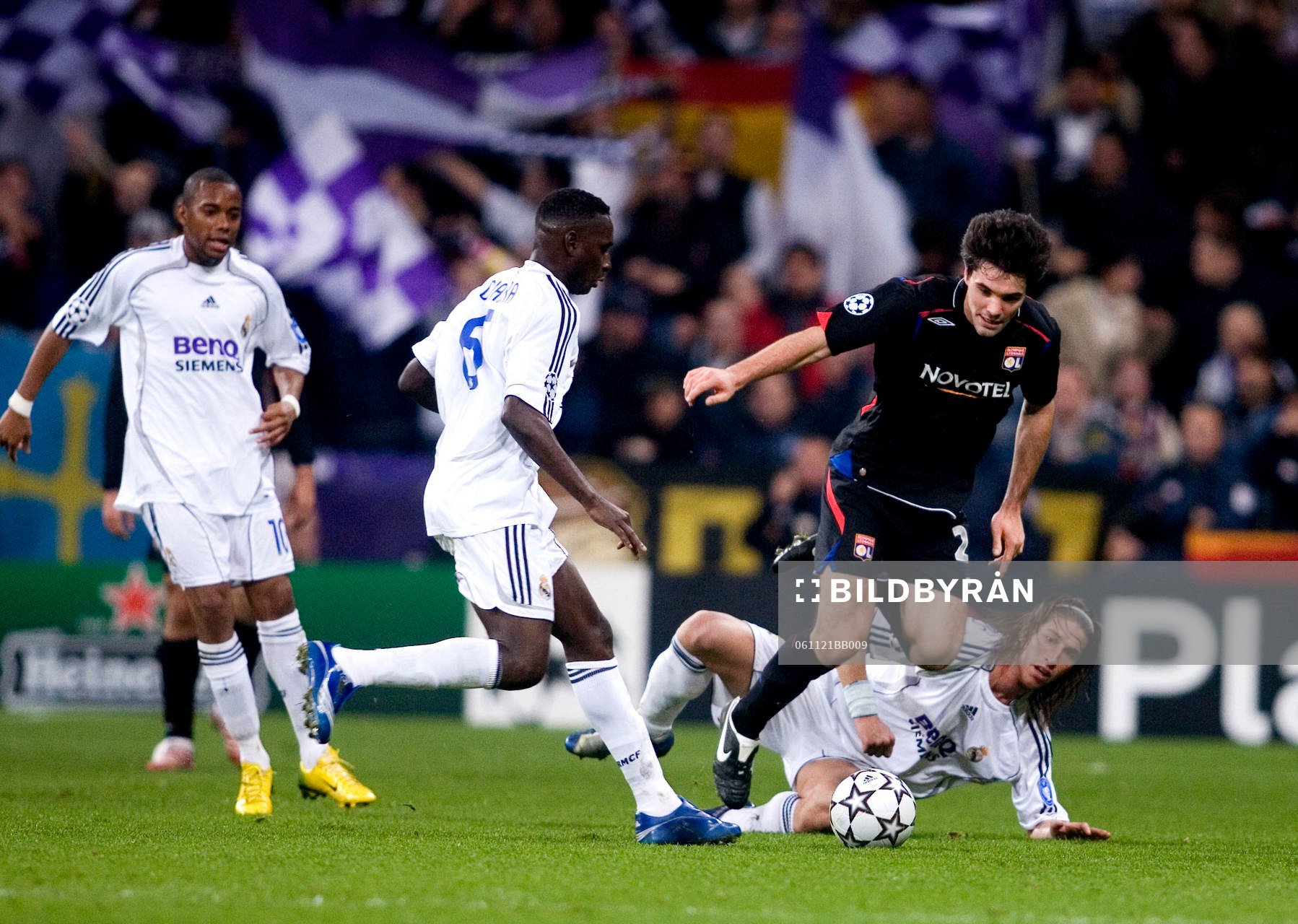 Fotboll, Champions League, Real Madrid  - Lyon