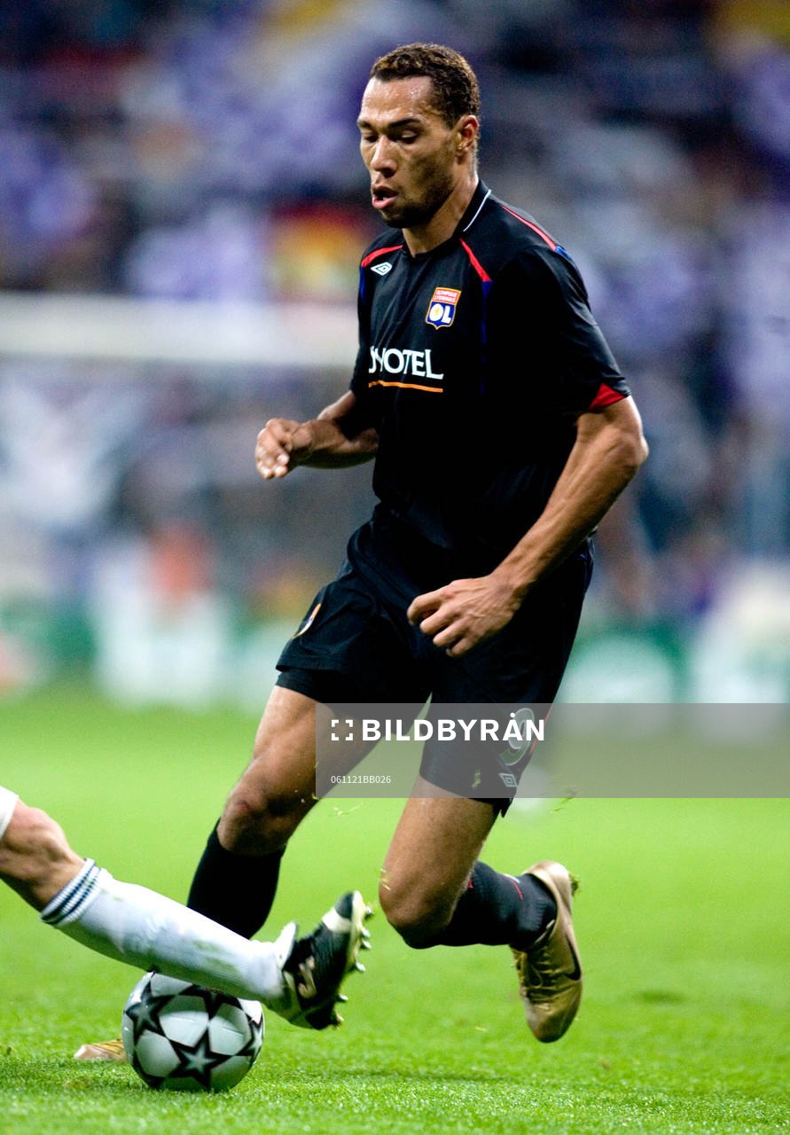 Fotboll, Champions League, John Carew, Lyon