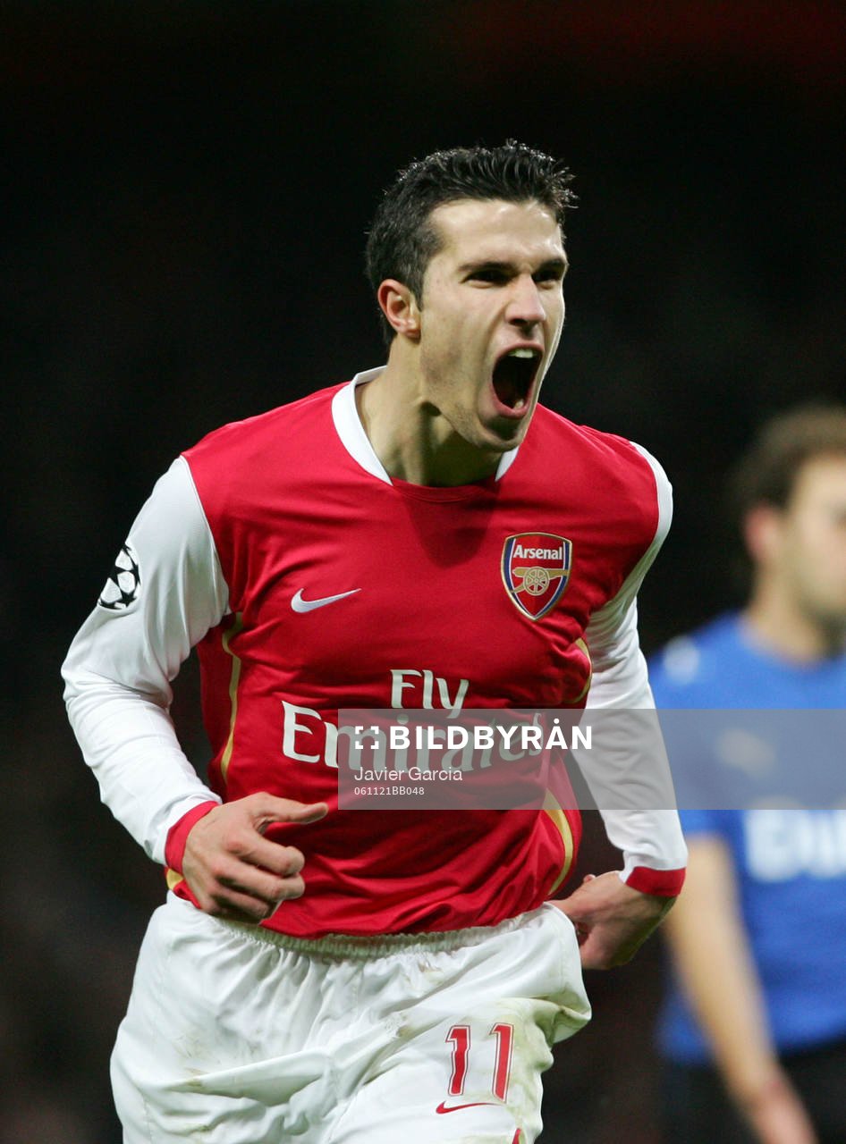  Robin Van Persie, Arsenal (Jubel) 