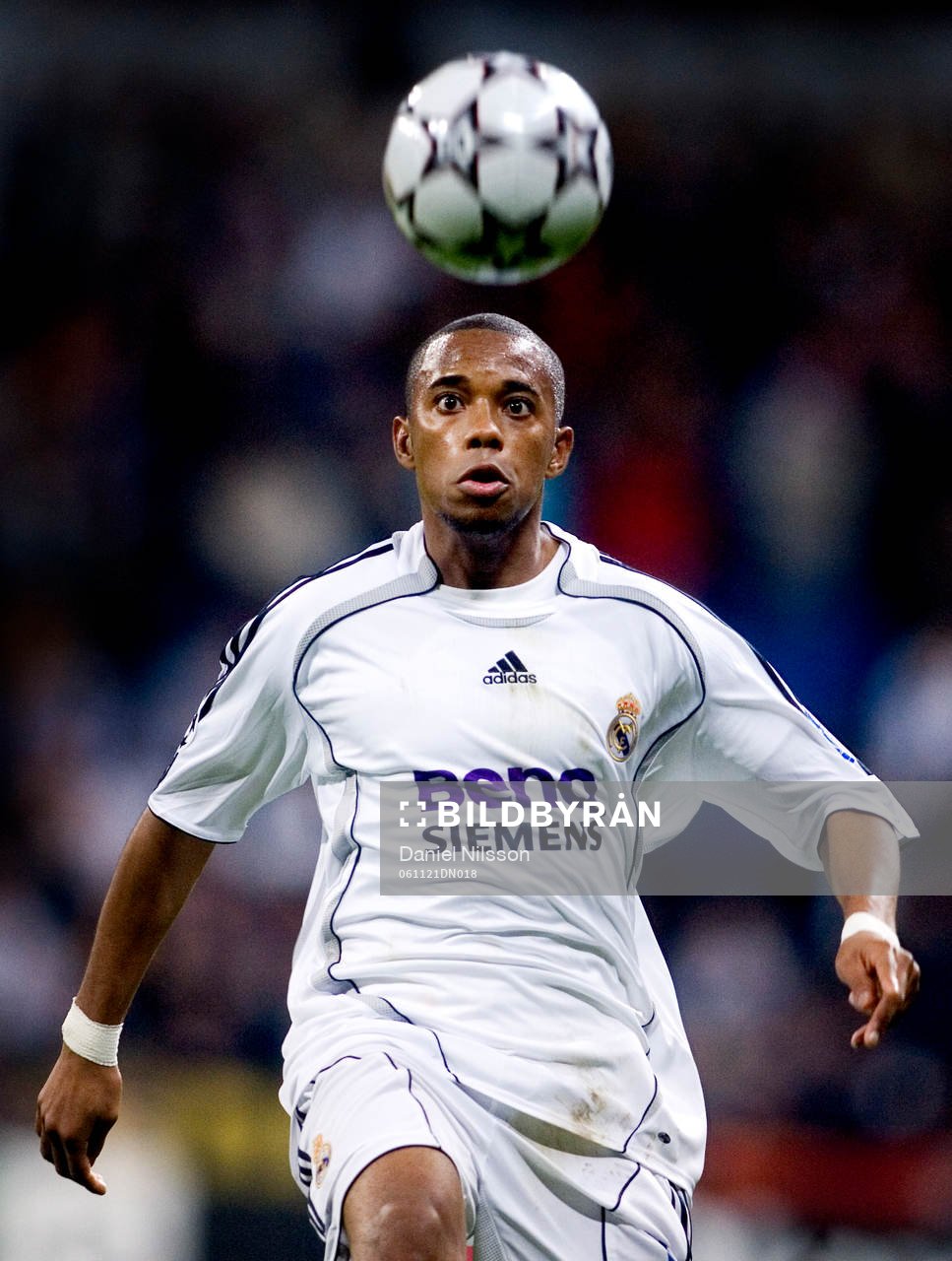 Fotboll, Champions League, Robinho, Real Madrid