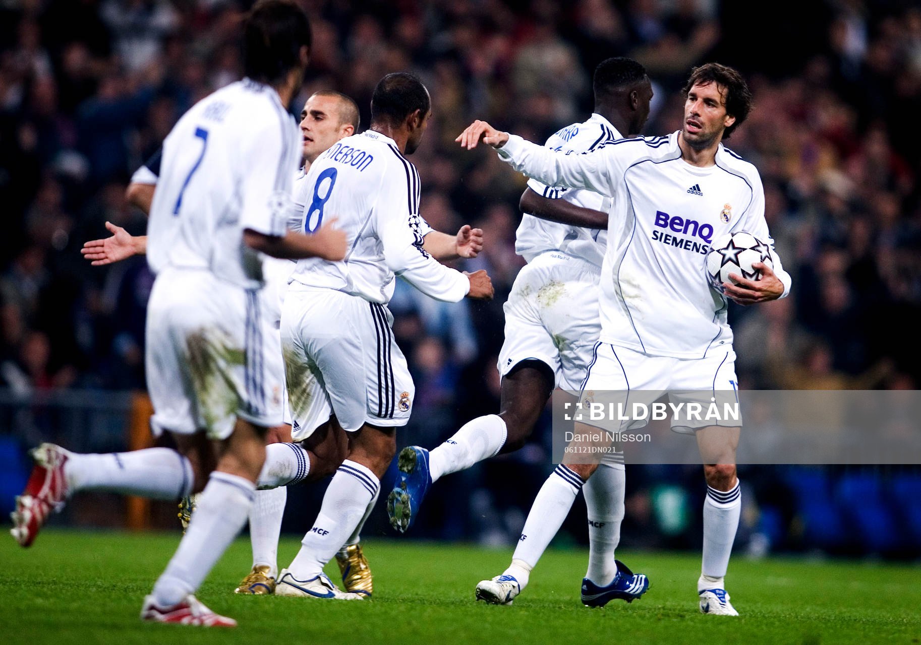 Fotboll, Champions League, Real Madrid, jubel