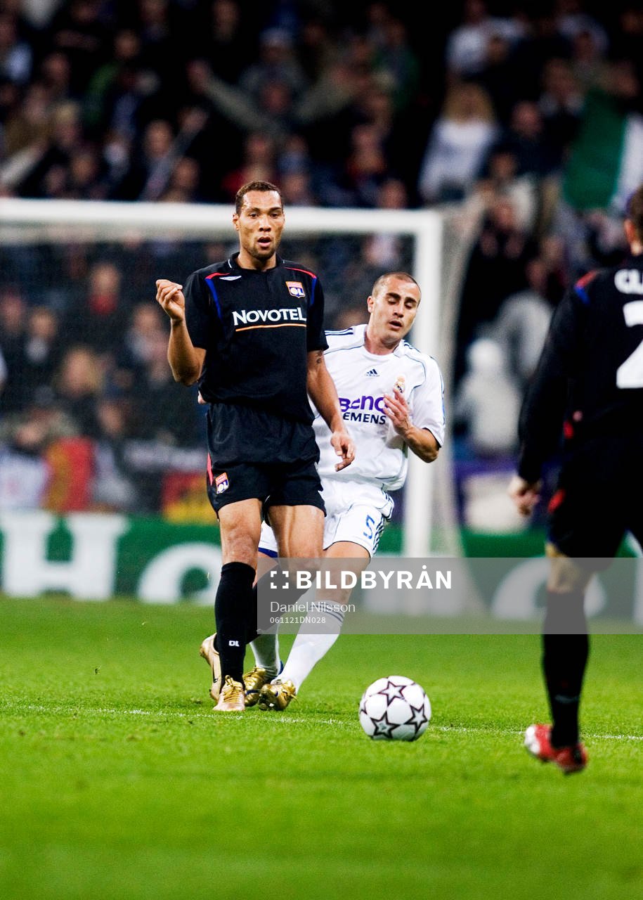 Fabio Cannavaro, Real Madrid och John Carew, Lyon