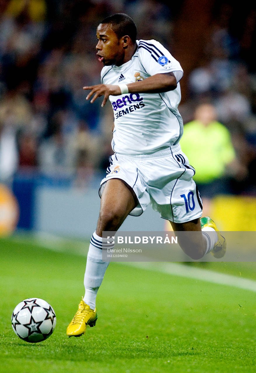 Fotboll, Champions League, Robinho, Real Madrid