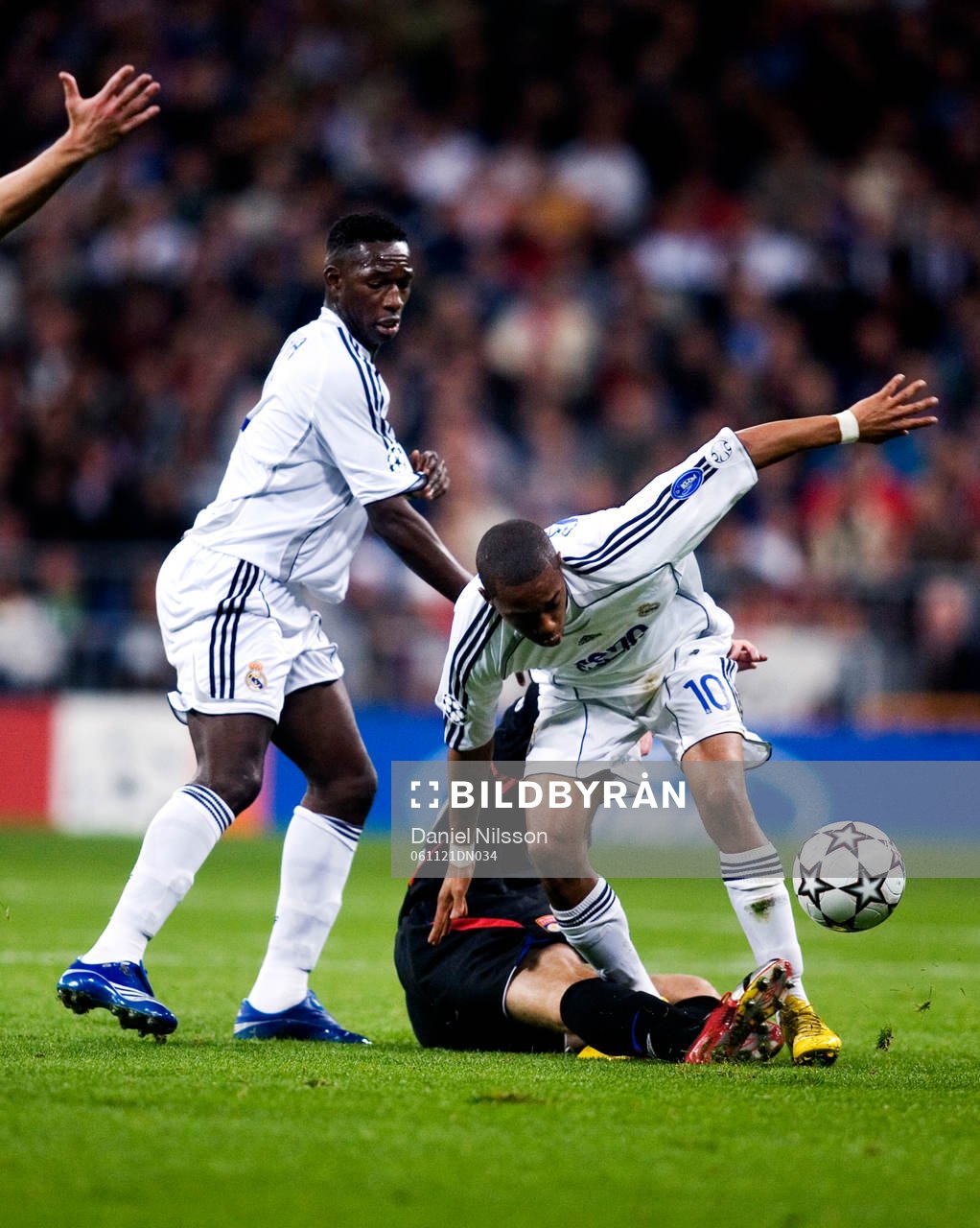 Juninho och Mahamadou Diarra, Real Madrid