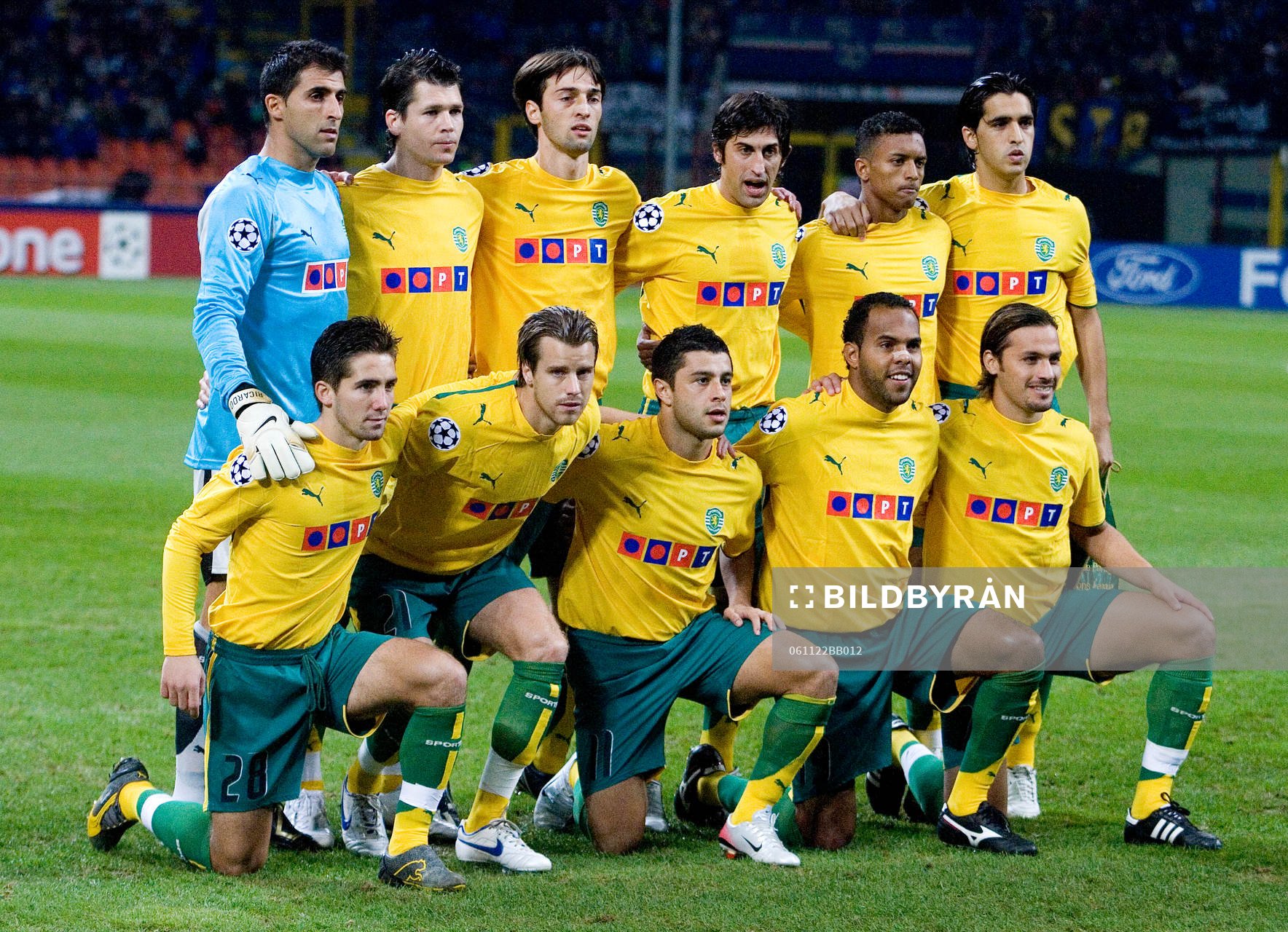 Fotboll, Champions League, Lagbild, lagfoto, Sporting