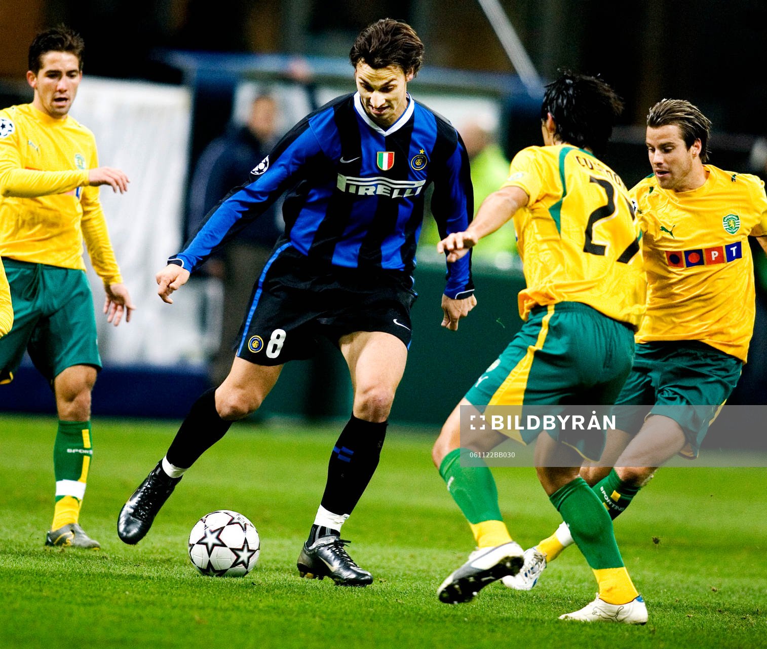 Zlatan Ibrahimovic, Inter och Pontus Farnerud, Sporting