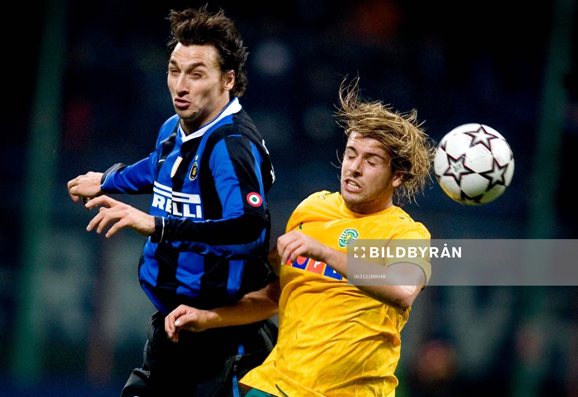 Zlatan Ibrahimovic, Inter och Miguel Veloso, Sporting