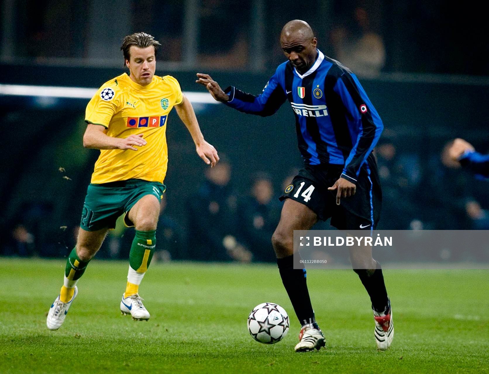 Pontus Farnerud, Sporting Lissabon och Patrick Vieira, Inter