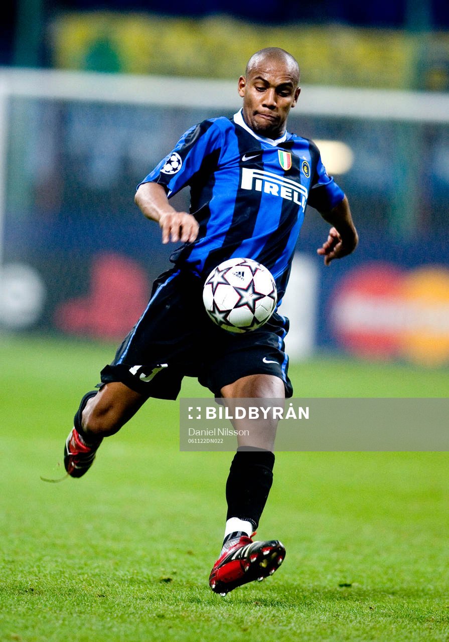 Fotboll, Champions League, Maicon, Inter