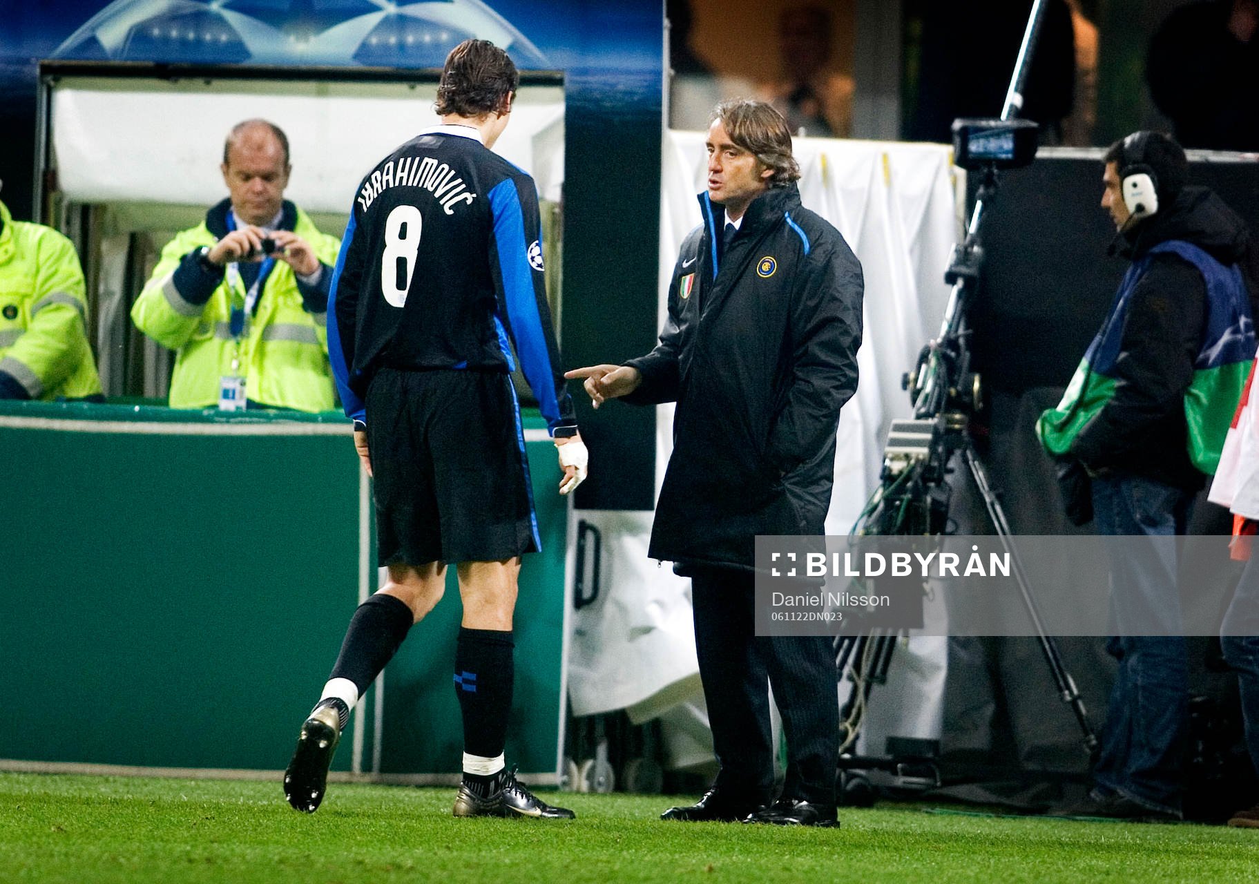 Fotboll, Champions League, Roberto Mancini, tränare Inter
