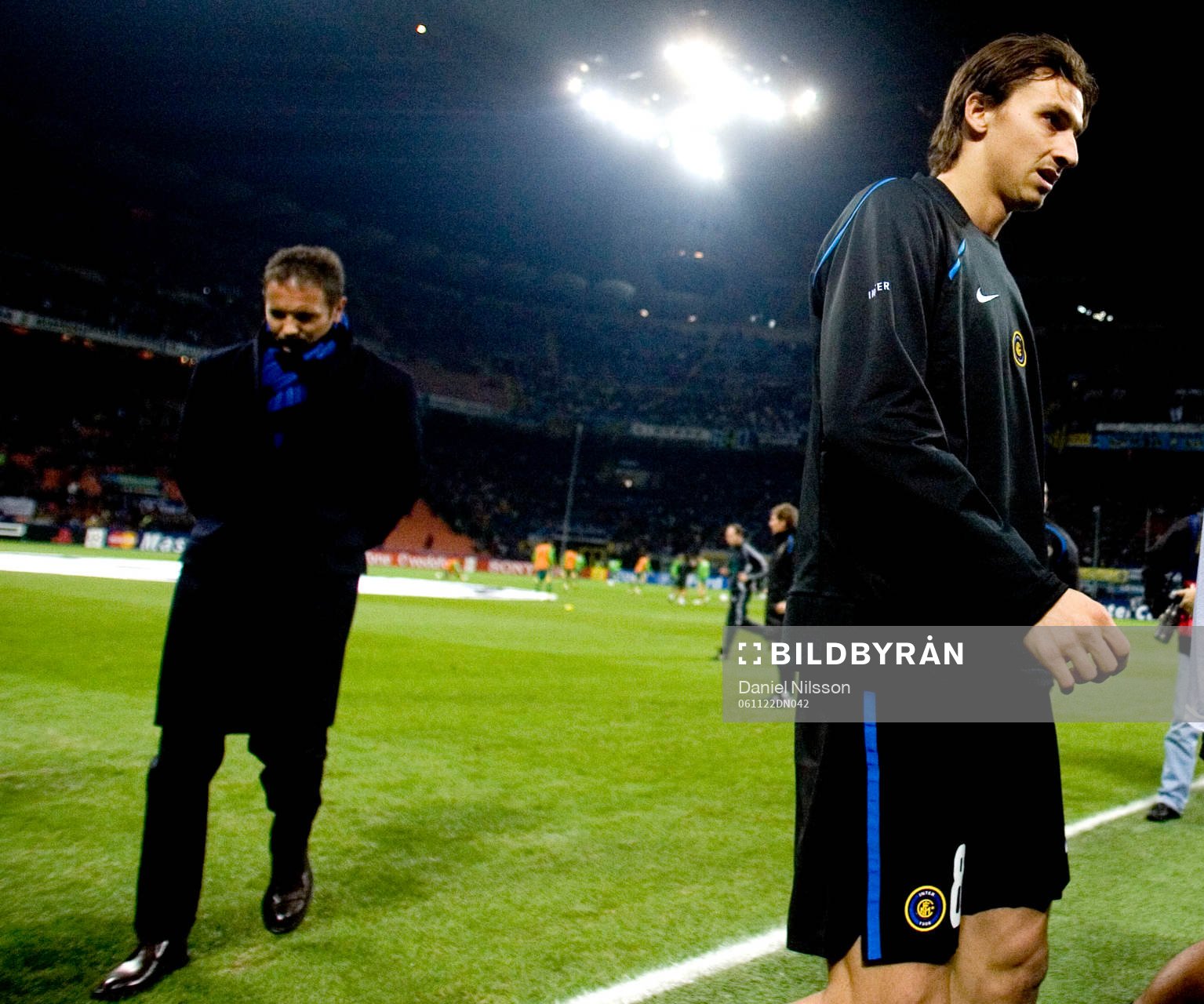 Zlatan Ibrahimovic, Inter, och Sinisa Mihajlovic, andre