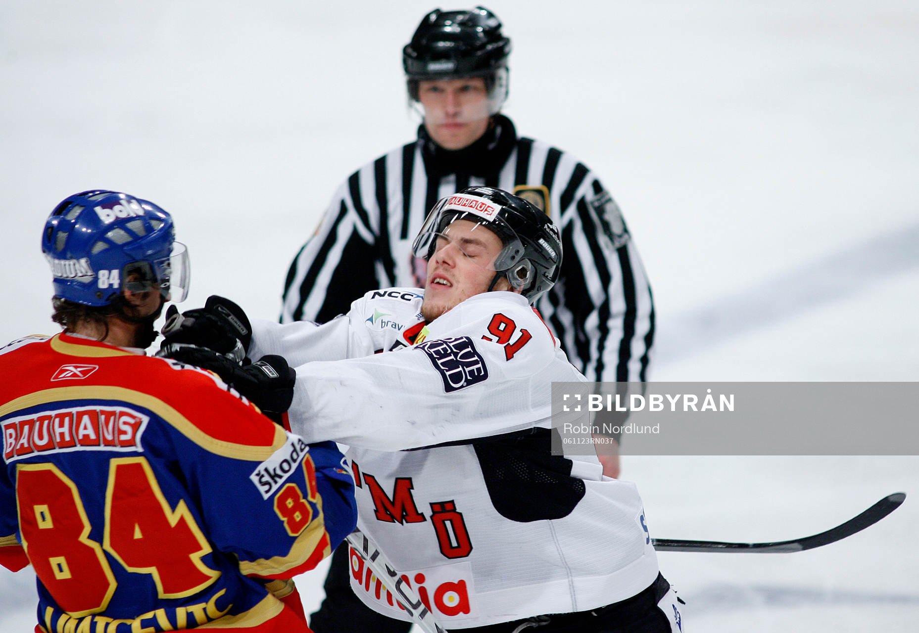 Linus Fagemo, MIF och Dragan Umicevic, DIF