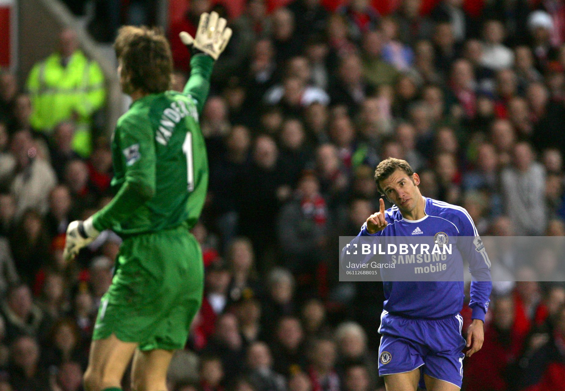 Fotboll, Premier League (Engelsk Liga), Manchester United v