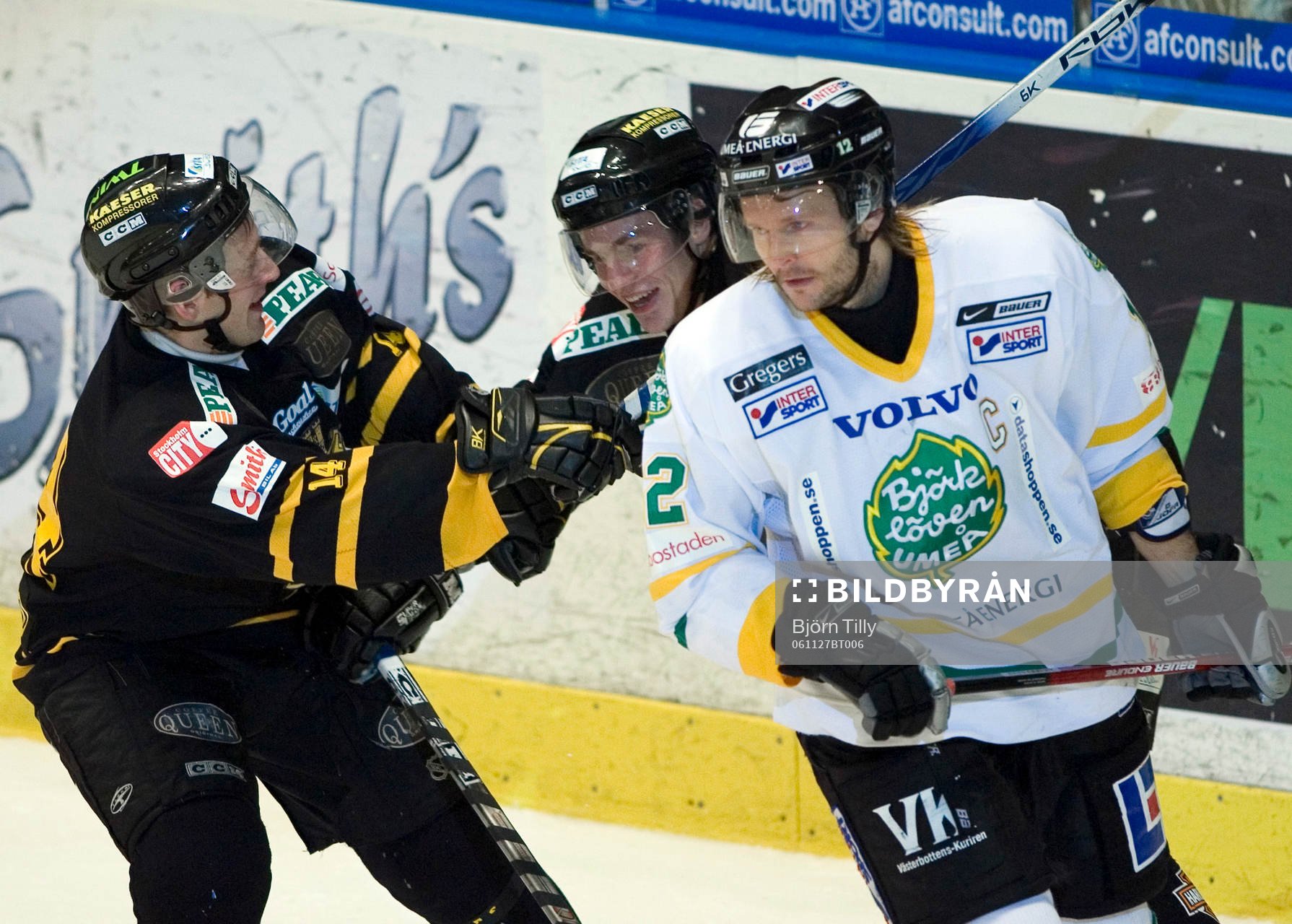 Stefan Gråhns, Andreas Frisk, AIK och Mats Lavander,